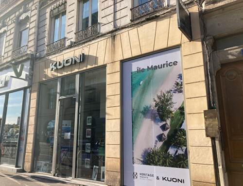 Vitrophanie Agence de voyage à Lyon Kuoni Voyage
