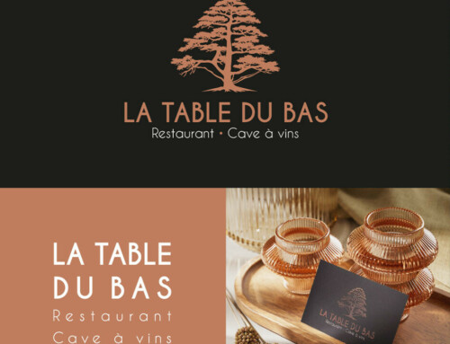Création logo et charte graphique pour le Restaurant La Table du Bas à Dardilly